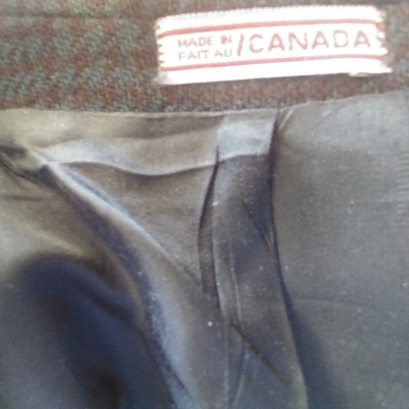 Vintage Men's 90s Tip Top wool blazer in a blue plaid - Picture 2 of 4